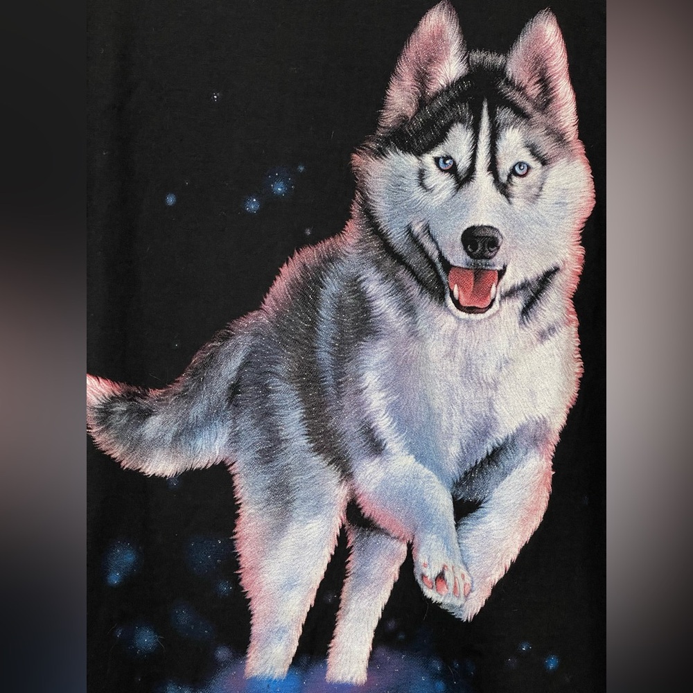Retro Black Unlimited Husky Tee, Size XL
